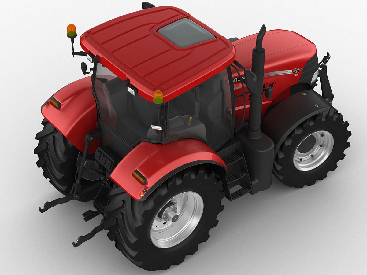 Case IH Puma Tractor 3D model_6
