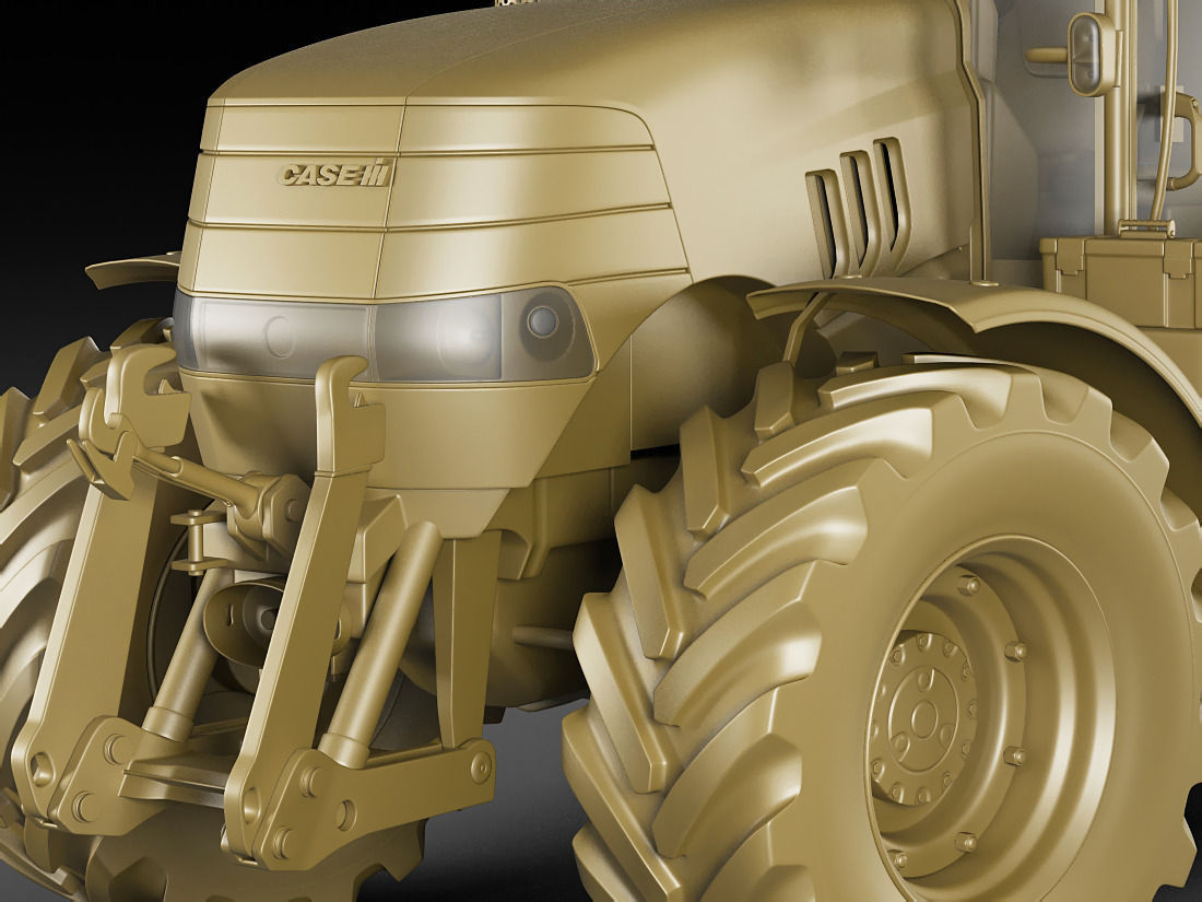 Case IH Puma Tractor 3D model_17