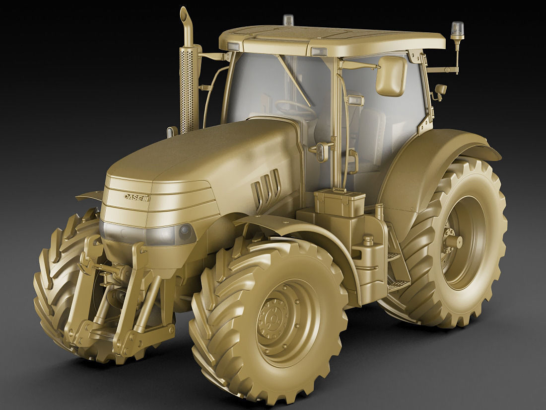 Case IH Puma Tractor 3D model_15