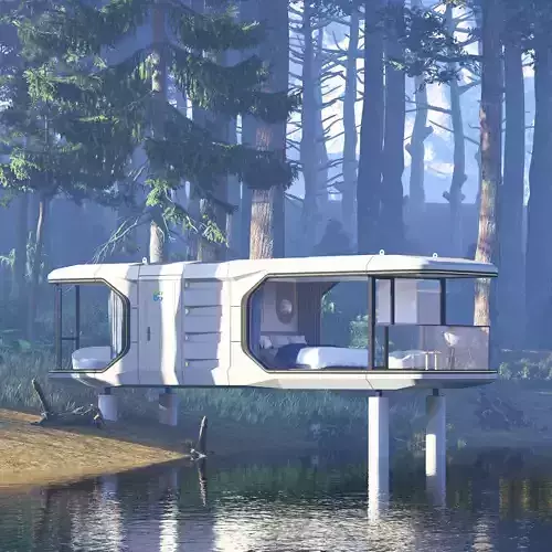 Capsule House Commercial Space Airship Pod