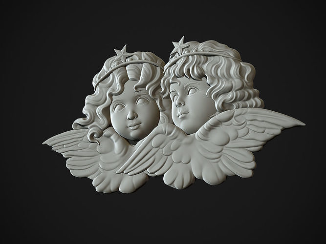 Angels Head 3D print model