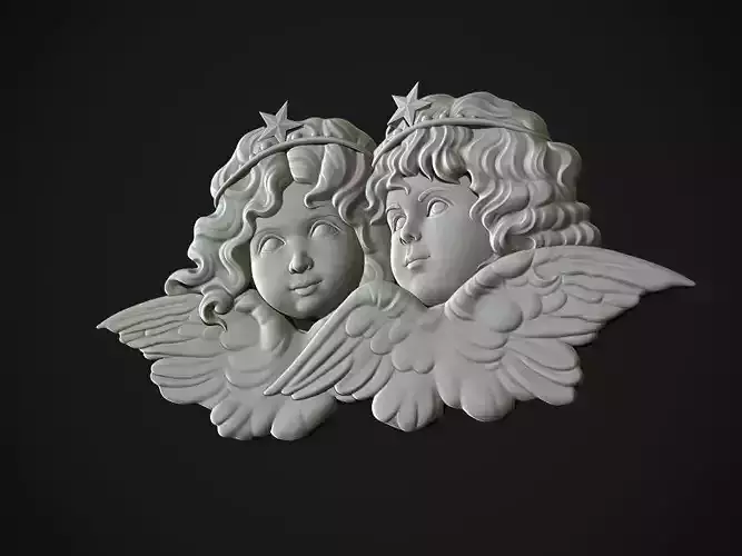 Angels Head 3D print model