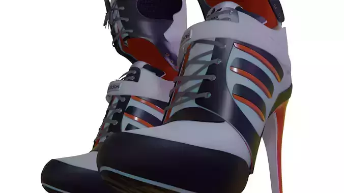 Harley Quinn Shoes Suicide Squad Edition 3D model
