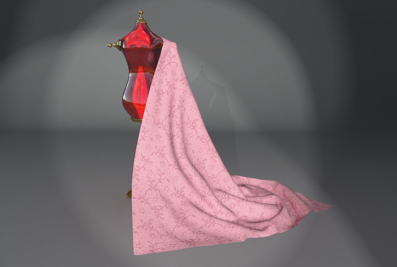 Fabric Vol 02 - Floral PBR Texture_4