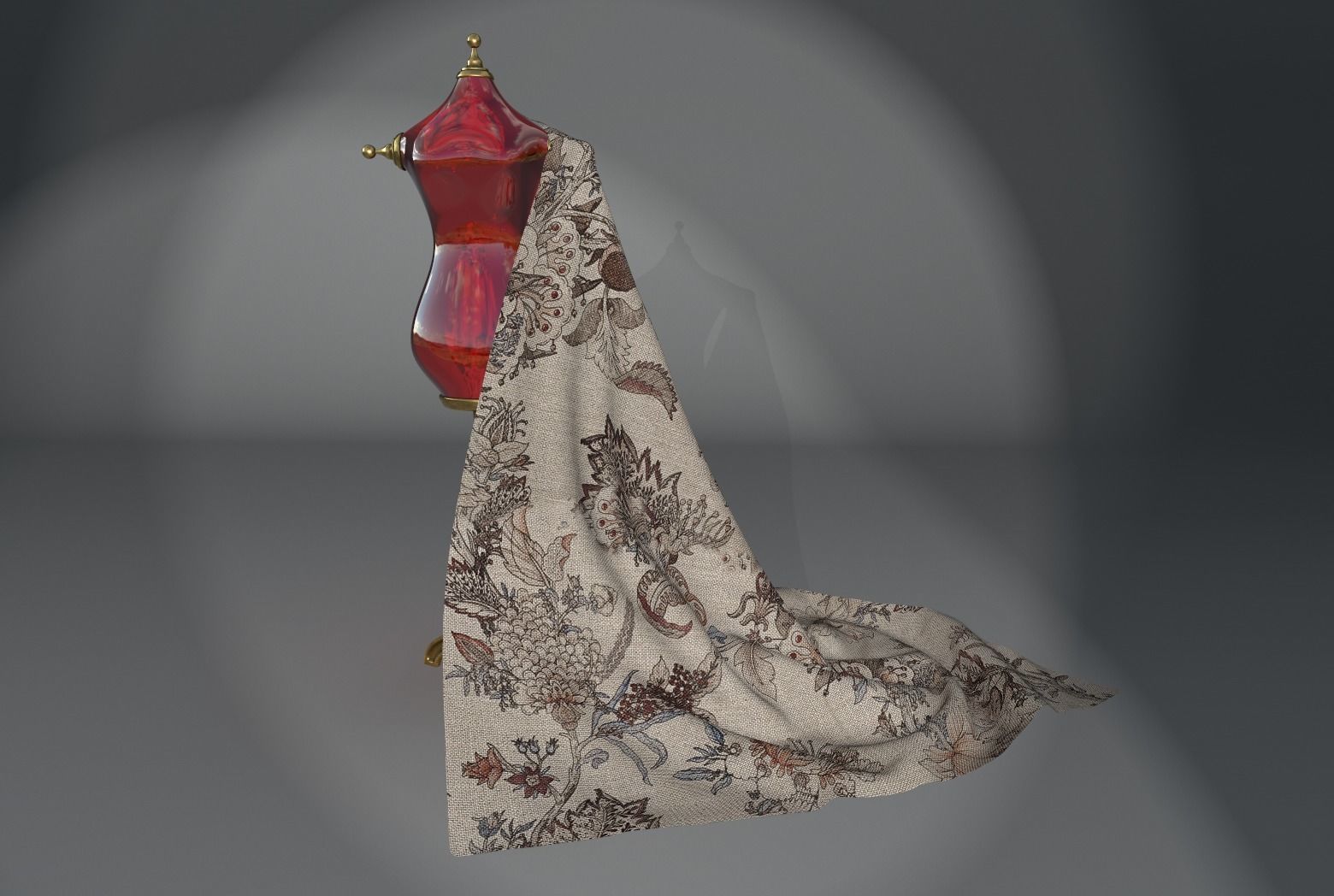 Fabric Vol 02 - Floral PBR Texture_9