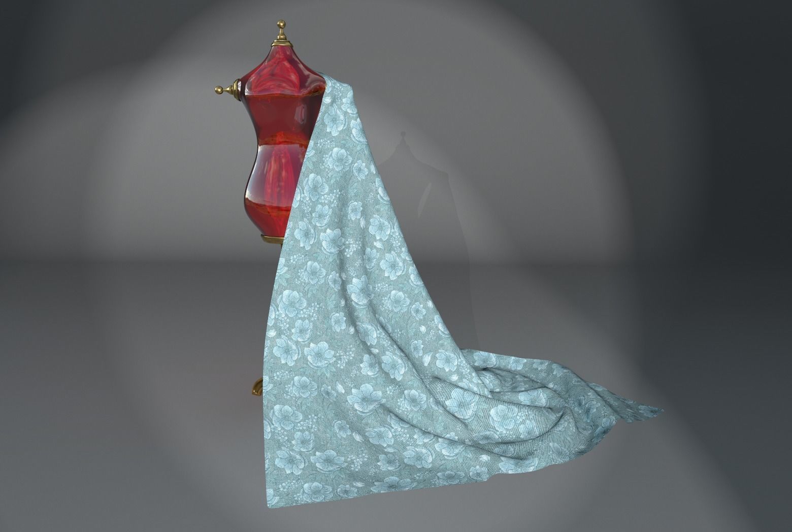 Fabric Vol 02 - Floral PBR Texture_5