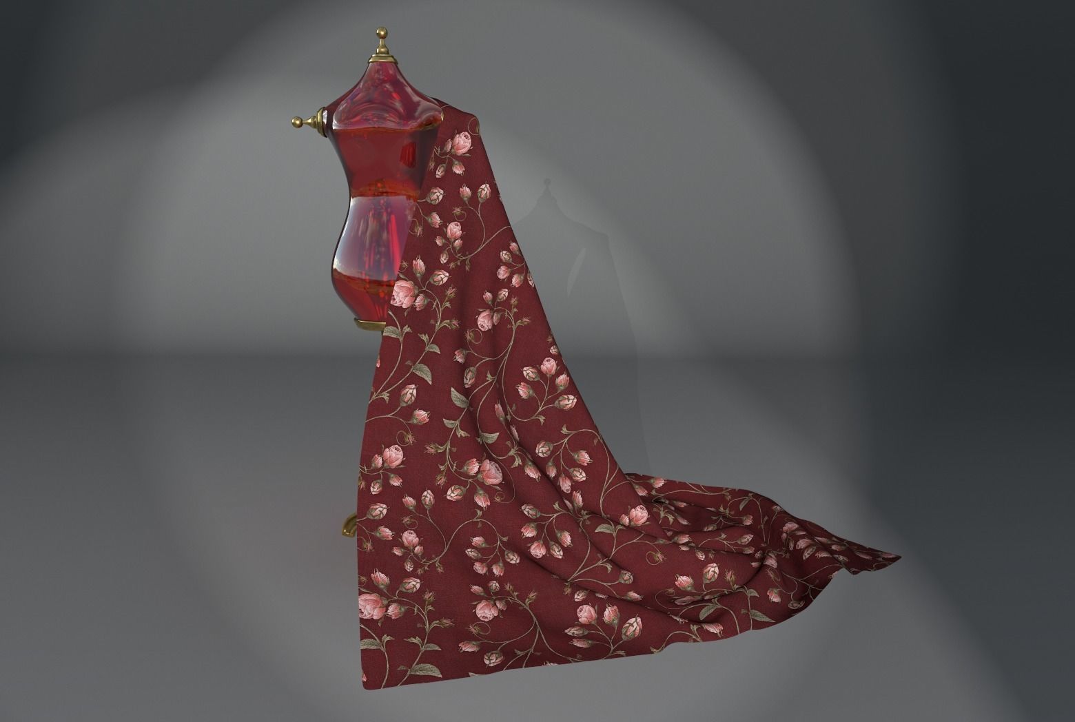 Fabric Vol 02 - Floral PBR Texture_1