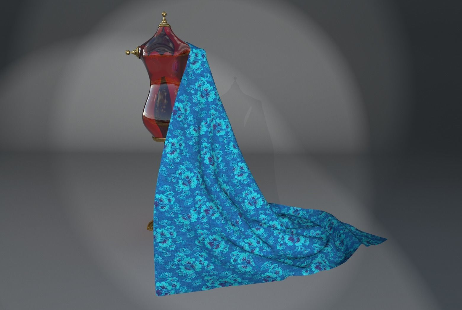 Fabric Vol 02 - Floral PBR Texture_2