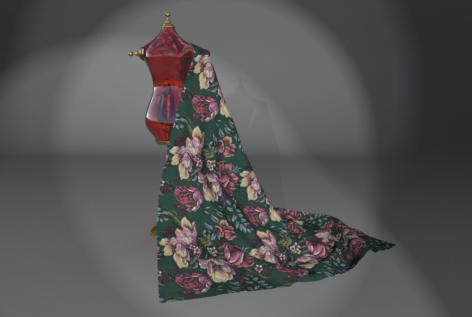 Fabric Vol 02 - Floral PBR Texture_6