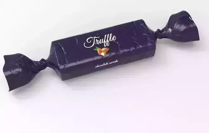 Truffle Chocolate Low-poly 3D model