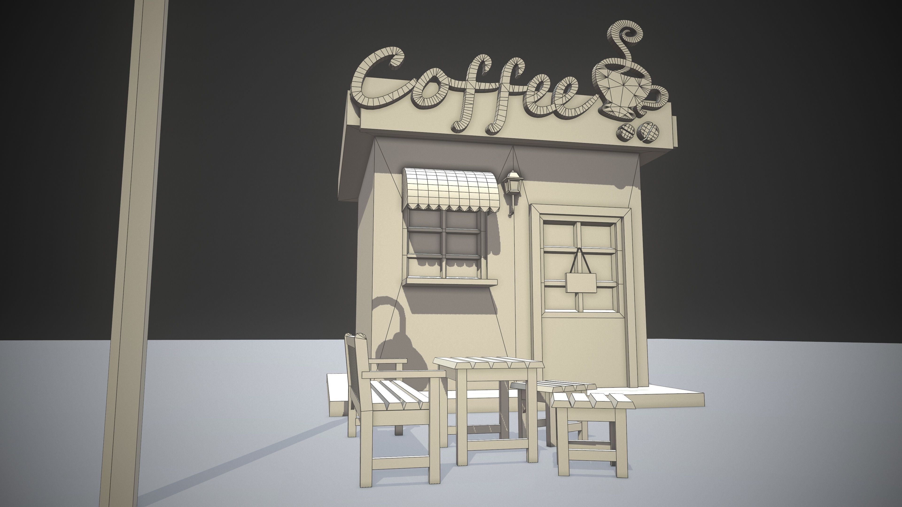 Coffee - Low Poly Assets Low-poly 3D model Low-poly 3D model_7