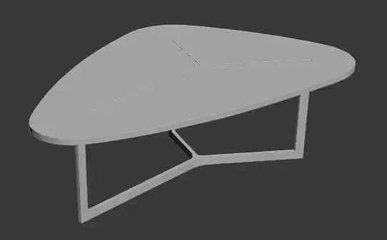 interior triangular table