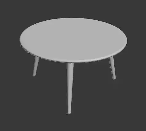 interior round coffee table