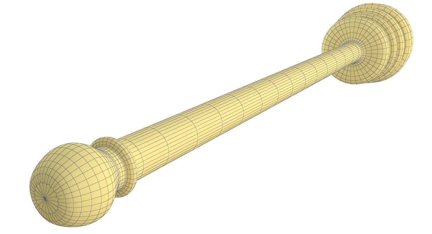 Plastic Honey Drizzler 3D model_8