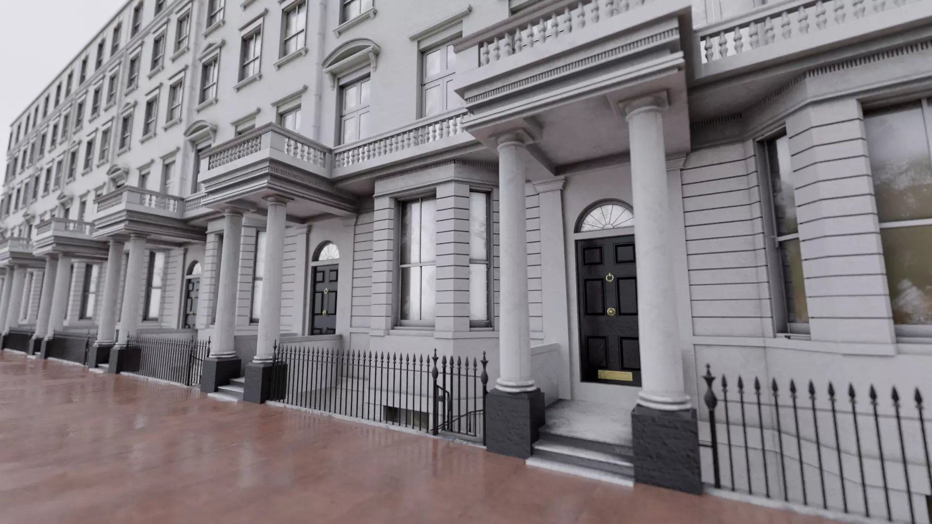 London Modular Facade 3D model_0