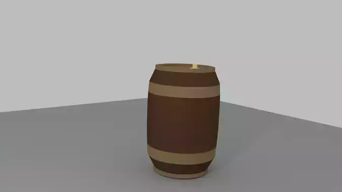 Barrel model 1 on table