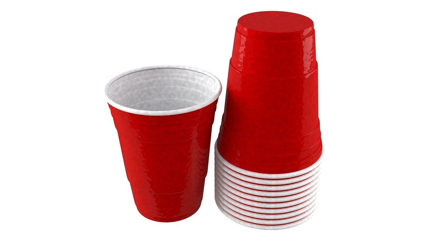 Red Solo Cup 3D model_4