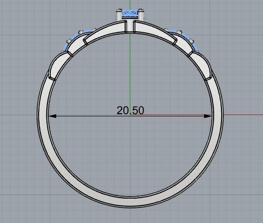 4 20 Man ring 3D print model_6