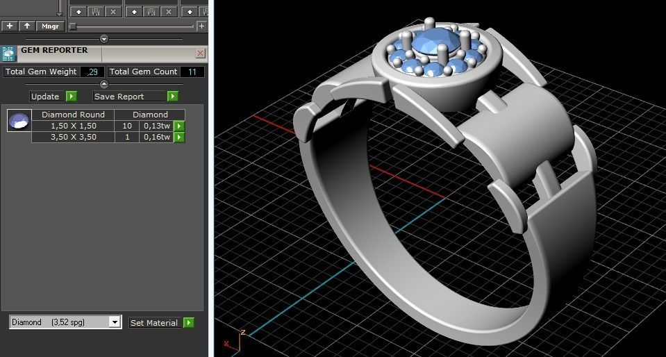 4 20 Man ring 3D print model_7