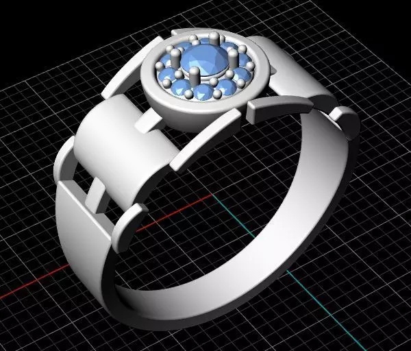 4 20 Man ring 3D print model_0