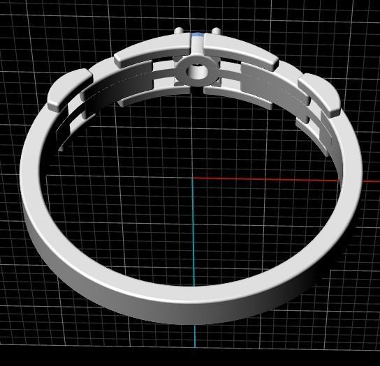 4 20 Man ring 3D print model_3