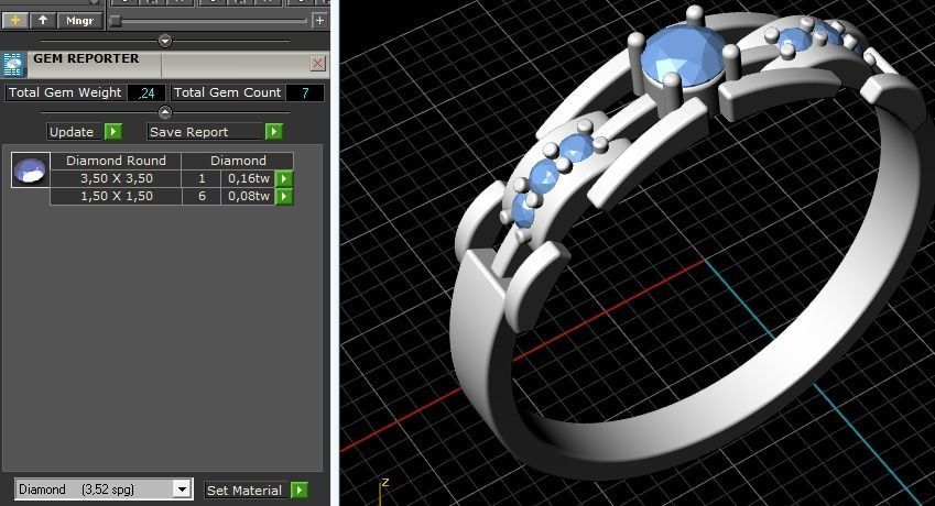 4 20 Man ring 3D print model_1