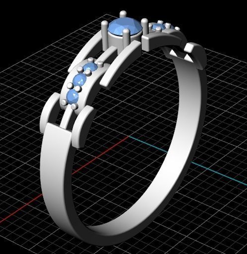 4 20 Man ring 3D print model_4
