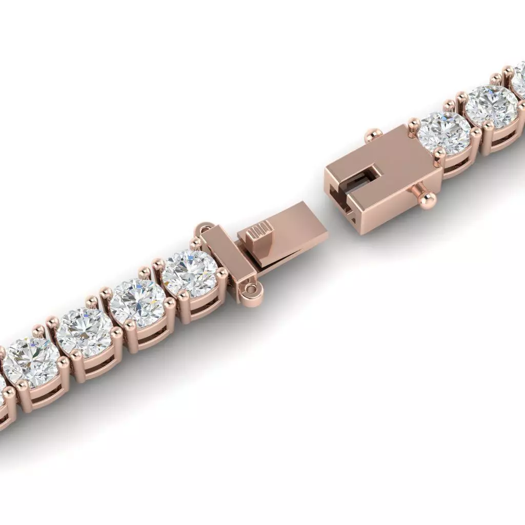 Tenis necklace 34 3D print model_0