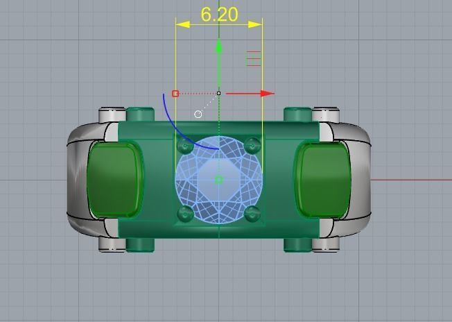 1 20 Man ring 3D print model_1