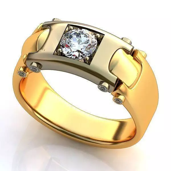 1 20 Man ring 3D print model_0