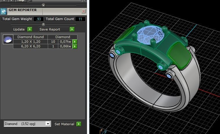 1 20 Man ring 3D print model_4