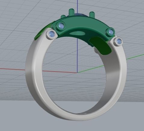 1 20 Man ring 3D print model_3