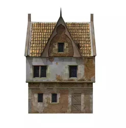 Medieval House lowpoly pbr