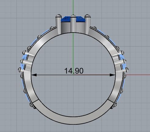 Rings 99 3D print model_1