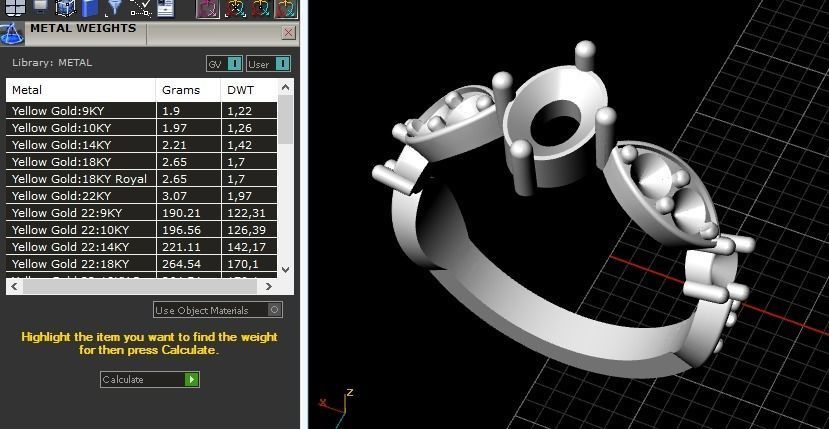 Rings 99 3D print model_3