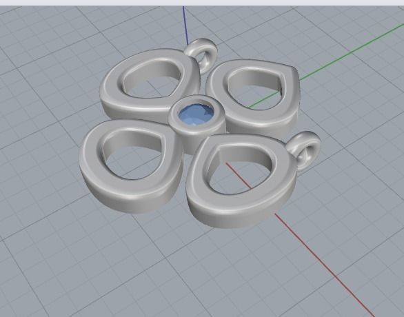 Pendant 154 3D print model_2