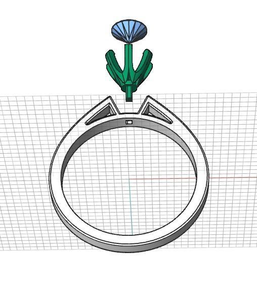Beautiful ring 135 3D print model_5