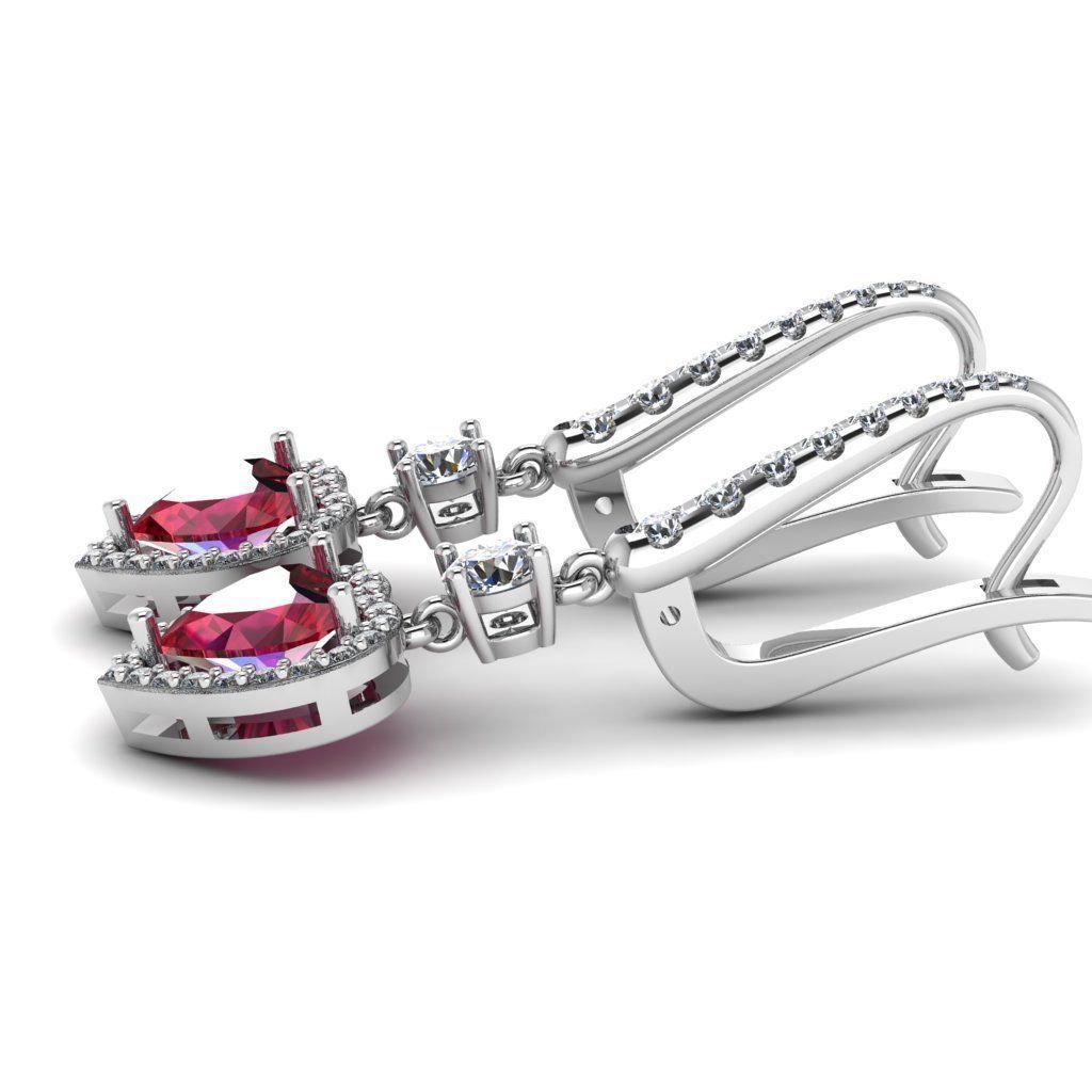 Earrings ring 133 3D print model_9