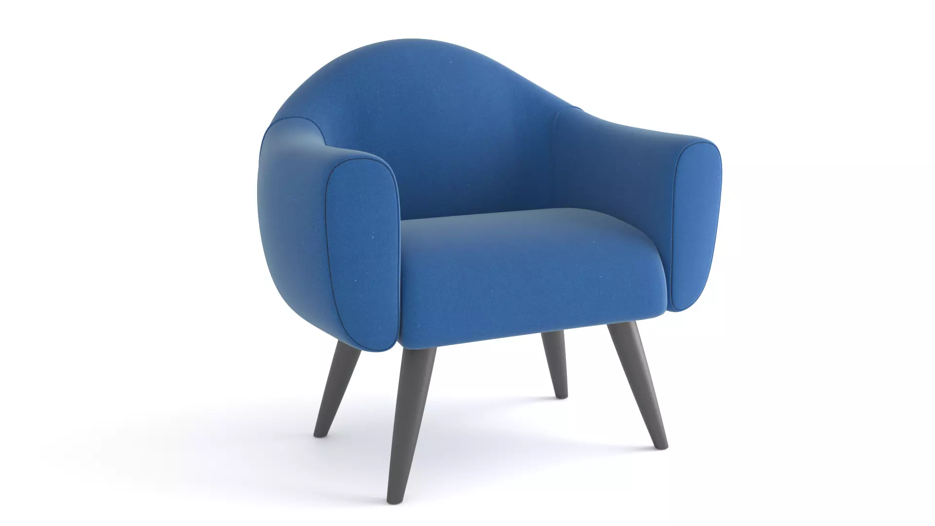 Comfortable armchair 3D model_0
