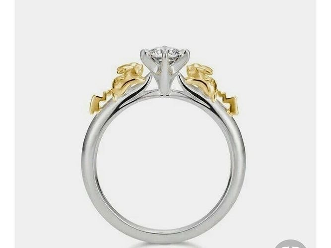 Cartoon ring Beautiful rabbit ring  125 3D print model