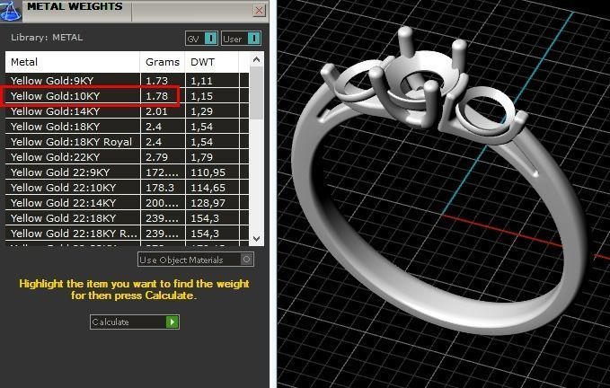 120 15 Ring with a stone 3D print model_7
