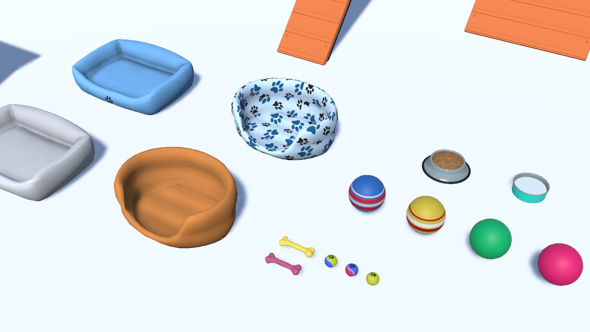 Cartoon Dogs Pack Low-poly 3D model_13