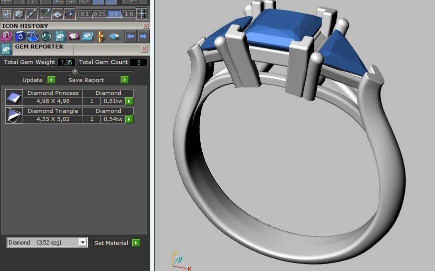 Female ring 250 3D print model_3