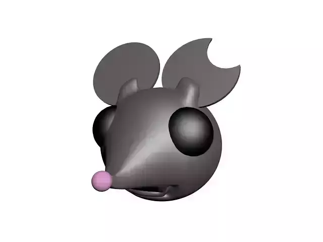 mouse with eyes