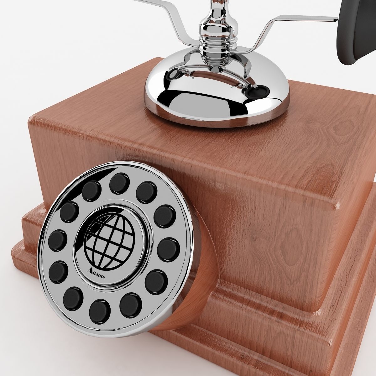 Vintage Telephone 3D model_2