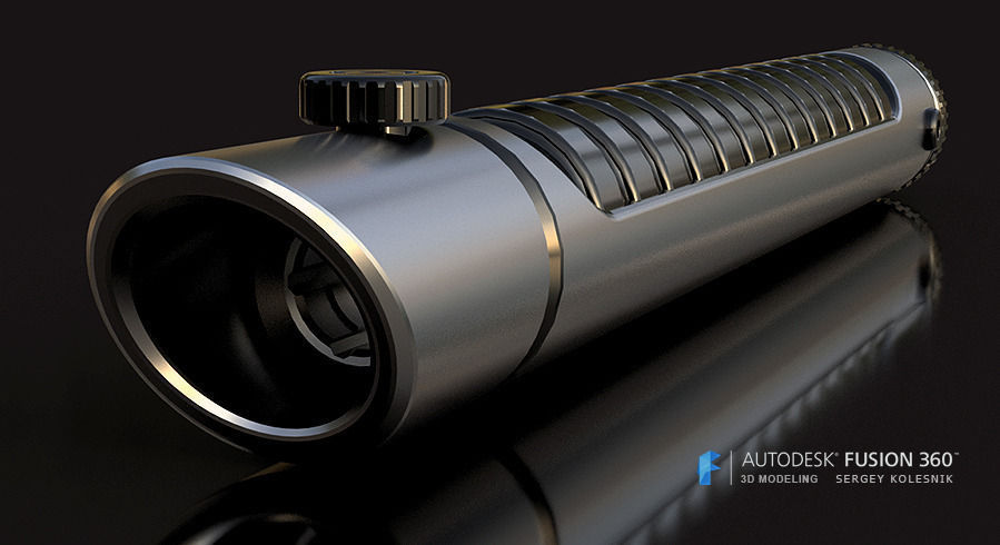 IMPERIAL KNIGHT LIGHTSABER 3D print model_2