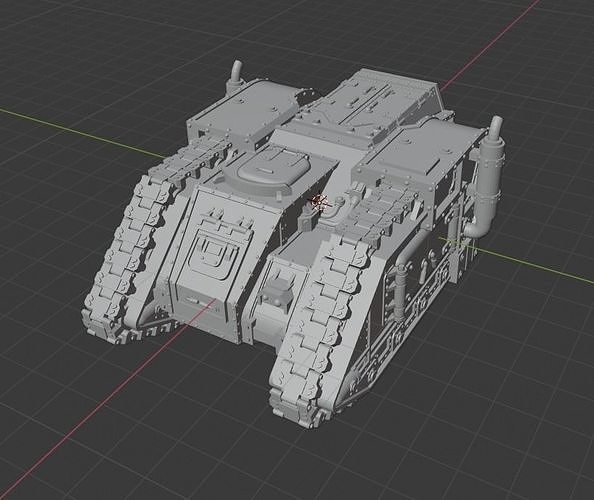 Sci-fi Transport army of humanityt old  3D print model