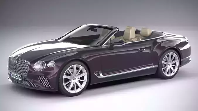 Bentley Continental GT Convertible 2020 3D model