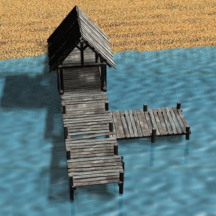 Dock 02 3D model_2