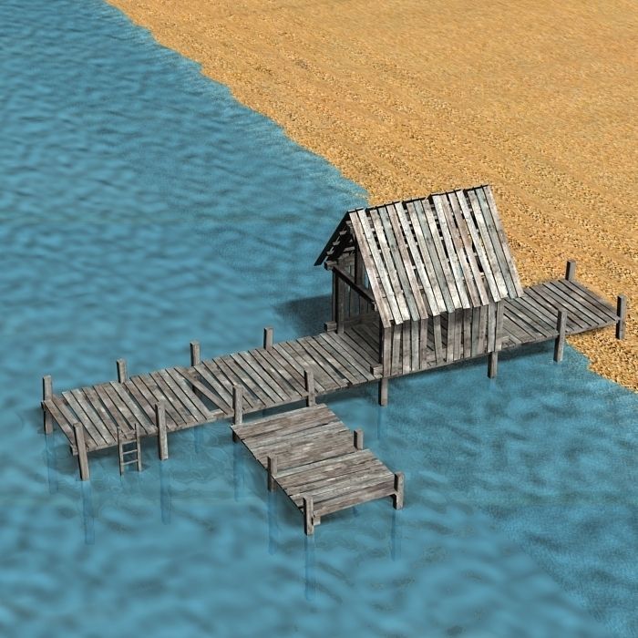 Dock 02 3D model_1